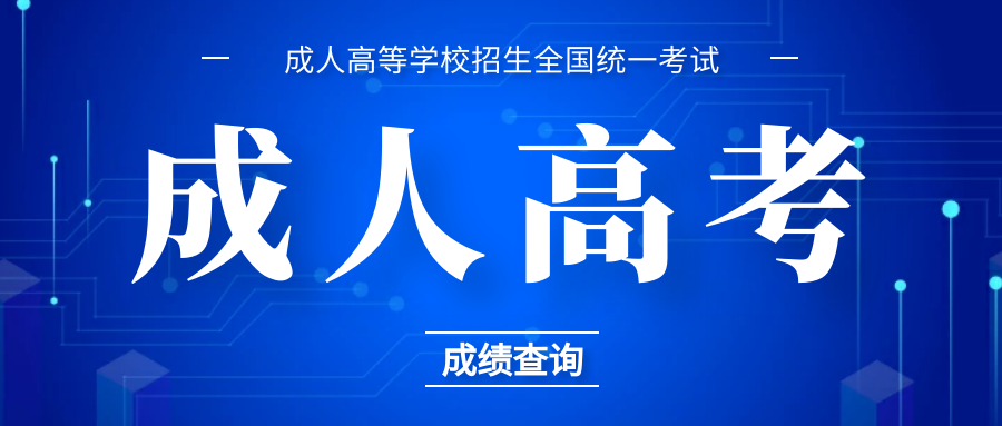 2020年成人高考成绩查询 